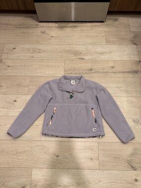 The North Face Lavender Fleece Pullover Jacket